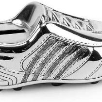 Silver Plated Football Money Box - New Baby, Christening Boys Present