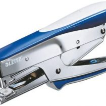 Leitz Stapling Pliers, Uses No. 10 Staples, Includes Staples, 15 Sheet Capacity, Metal, Water Blue, 55450033