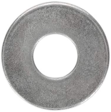 Sealey FWC821 Flat Washer M8 x 21mm Form C BS 4320 Pack of 100, Silver - Image 2