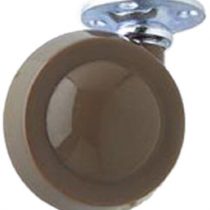 Merriway® BH01545 Shepherd Type Metal Wheel Castors Casters, Plate Fix, 50mm (2 inch) Dia. - Pack of 2