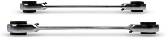 Beta 1920070 Model 192/S2 Reversible Ratcheting Offset Bi-Hex Ring Spanner, Set of 2