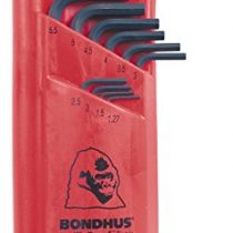 Bondhus Ball End L-Wrench, 15 pc Set 1.27-10mm BON10995
