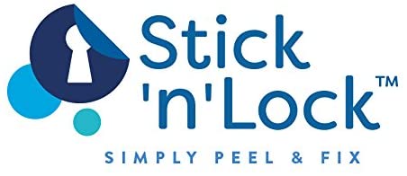 Croydex Stick 'N' Lock™ Two Tier Shower Caddy, No Drilling Bathroom Storage Solution, Self Adhesive Shower Caddy - Image 3