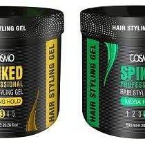 Cosmo Spiked Professional Hair Styling Gel Strong Hold 600ml