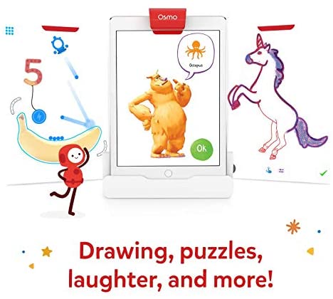 Osmo - Creative Starter Kit for iPad - 3 Educational Learning Games - Ages 5-10 - Drawing, Problem Solving and Early Physics - (Osmo - Base Included) - Image 3
