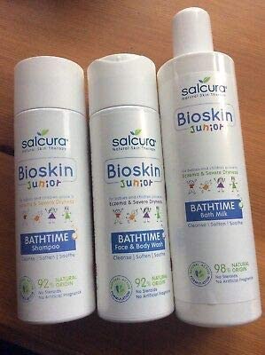 Salcura Natural Skin Therapy, Bioskin Junior Face & Body Wash, Low-Foamy Wash Will Hydrate - Image 3