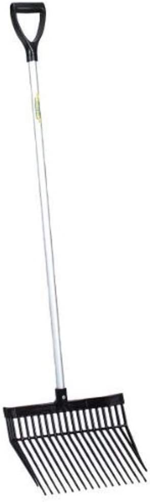 Kerbl 3290 Horse Manure Fork Original Aubiose Plastic without Handle, Schwarz