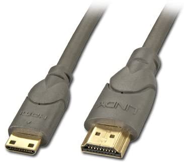 LINDY 0.5m Premium HDMI to Mini HDMI Cable, Black, 0.5 Meters