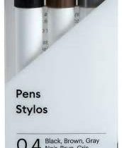 Cricut Pen Set, Black, Brown, Grey, Joy