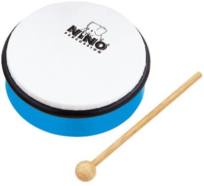 Nino Percussion NINOSET3 Children's Instrument Set (7 items) Jingle Stick, Wooden Claves, Egg Shakers, ABS Hand Drum - Image 3
