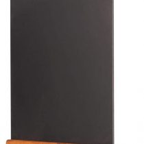 Chalkboards UK WC123F Table Top Chalkboard with Plinth, Wood, Dark Oak, A3, 42 x 30 x 4 cm