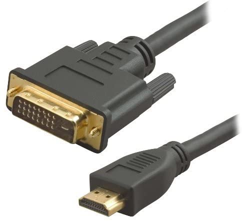 World of Data - 1.5m HDMI to DVI Cable - 1080p (Full HD) / v1.4 / Video/DVI-D (Single Link) / 24k Gold Plated - Image 2