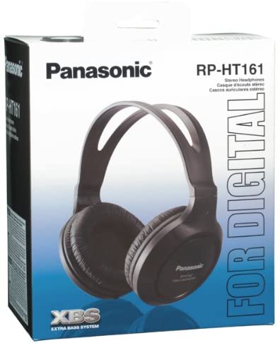 Panasonic RP-HT161E-K Headphone, Black - Image 2