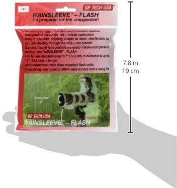 Op/Tech Rainsleeve Flash - Twin Pack, transparent, Flash 14-Inch - Image 3