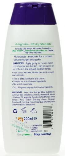 Mistry's Potenised Calendula Ginseng Aloe Vera Paba Lotion 200ml, Multi-Purpose Moisturising After Sun lotion - Image 2