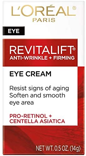 L'Oreal Paris RevitaLift Anti Wrinkle + Firming Eye Cream, RED, 14 g (Pack of 1) - Image 2