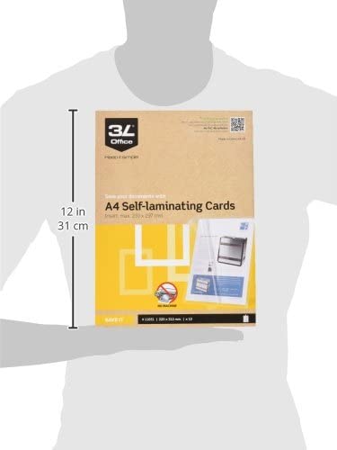 Self-Laminating Cards Assure Professional Stylish Presentation of Documents and Photographs, Red Matte, A5 - Image 2