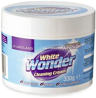Lakeland White Wonder Stain Cleaning Cream 330g - Removes Virtually Any Stain From Most Materials, 330 g (Pack of 1)
