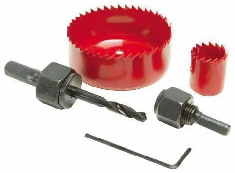 Silverline 633479 Holesaw Kit 11pce 21 - 64 mm Dia, Multicolored, 21 - 64mm Dia