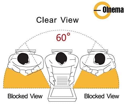 Olnema Privacy Screen Filter for Laptop & Notebook I Anti Spy Film I Anti Glare Protector for LCD Computer Monitor 14.0 inch (16:9) widescreen Easy On/Off - Image 2