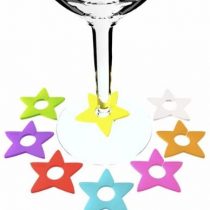koala Glass Markers Star-8 Pieces, Multi-Color, One Size