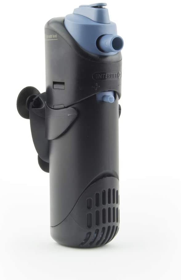 Interpet Internal Aquarium Fish Tank PF2 Power Filter, Cleans Water, for Coldwater & Tropical Aquariums Up to 81 Litre, black/blue - Image 2