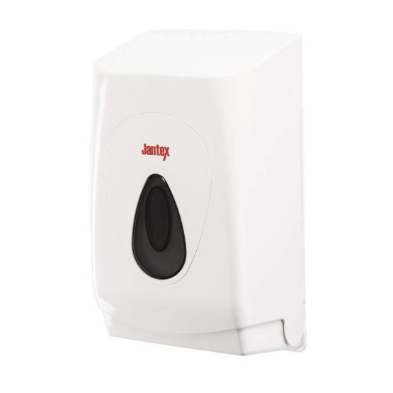 Jantex GF280 Toilet Tissue Dispenser, White