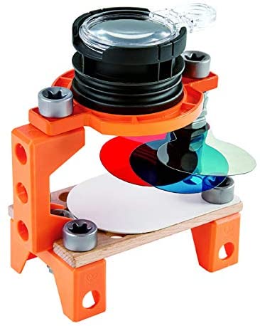 Hape Junior Inventor Optical Science Lab - Wooden Building Set including 7 Experiments, Mehrfarbig, Medium - Image 2