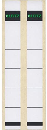 Esselte Leitz Spine Labels Self-Adhesive Paper/Short/Extra Narrow Pack of 10 Grey, gray, 23 x 192 month