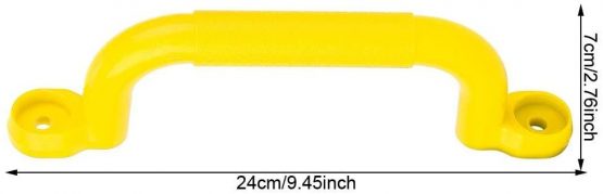 Alomejor Game Grab Handles Children Playhouse Safety Nonslip Grab Handle Screws Kits for Tree House Climbing Toy Swing Accessories - Image 3