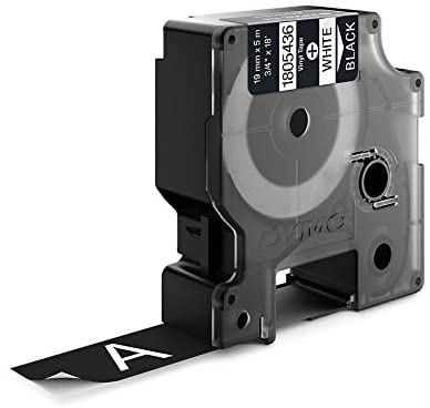 DYMO Rhino Industrial Vinyl Labels, Black, 19 mm x 5.5 m - Image 2