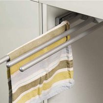 Anodised Aluminium 3 Rail Telescopic Towel Rail