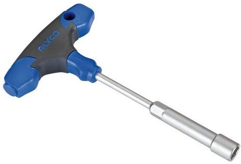 alyco 195227 - T Handle with Long Glass 7 mm Hex