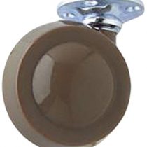 Merriway® BH01547 Shepherd Type Metal Wheel Castors Casters, Plate Fix, 40mm (1.1/2 inch) Dia - Pack of 2