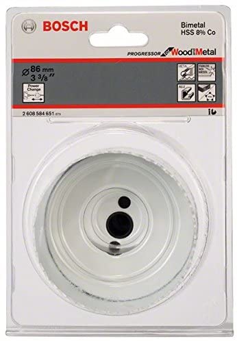 Bosch 2608584651 86 mm Progressor Hole Saw, White, 86mm diameter - Image 2