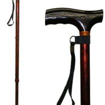 Homecraft Coloured Walking Stick, Walking Assisstant Device for Elderly, Handicapped, and Disabled Users, Mobility Aid, Adjustable Cane for Stability and Support, Lightweight Walking Stick, Black