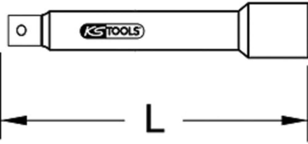 KS Tools 911.3803 3/8-inch 250mm Extension
