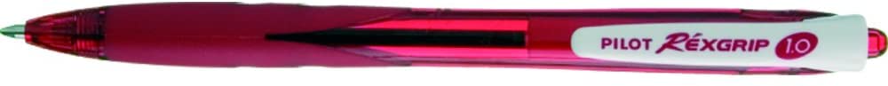 Pilot Begreen Recycled Rexgrip Retractable Ballpoint 1.0 mm Tip (Box of 10) - Red, 1 count (Pack of 10)