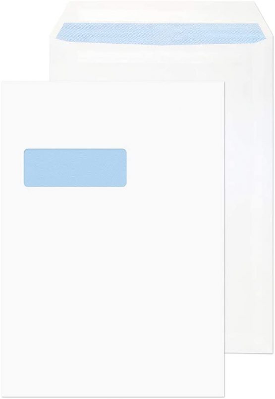 Blake Purely Everyday C4 324 x 229 mm 90gsm Self Seal Pocket Envelopes (FL2892) White - Pack of 250