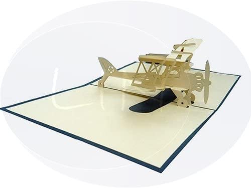 Lin LINPopUp POP 146 UP Cards 3D Cards Greeting Cards Birthday Cards Congratulations Cards Driving Licence Pilot Aeroplane Double Decker - Image 3
