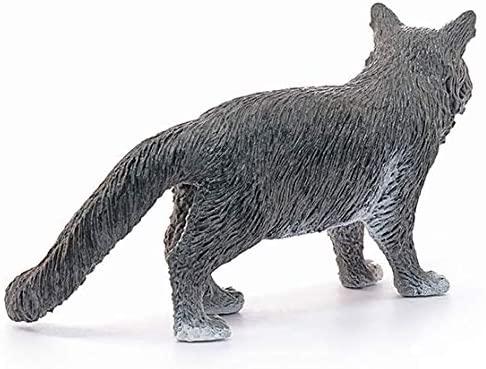SCHLEICH 13893 Maine Coon cat Farm World Toy Figurine for children aged 3-8 Years, Black, 1.6 inch - Image 3
