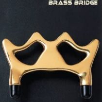 PowerGlide Brass Unisex Cue Bridge - Brass