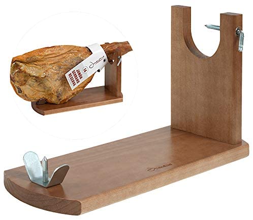 Ham Holder Jamonprive - The Original Ham Stand Jamonero for Spanish Hams & Italian Prosciutto, 40.0 x 16.0 x 1.8 cm