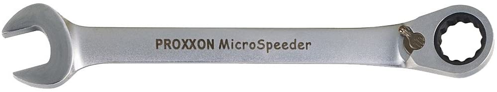 Proxxon Single Ratchet Wrench MicroSpeeder with Reverse Lever 22 mm, Navy Blue