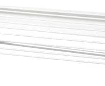 Leifheit Telegant 81 Protect Plus Wall-Mounted Towel Rack, Foldaway Clothes Airer for Indoor & Outdoor, Clothes Drying Rack for Indoor or Outdoor, 103 x 53cm, 8.1m Drying Space, White