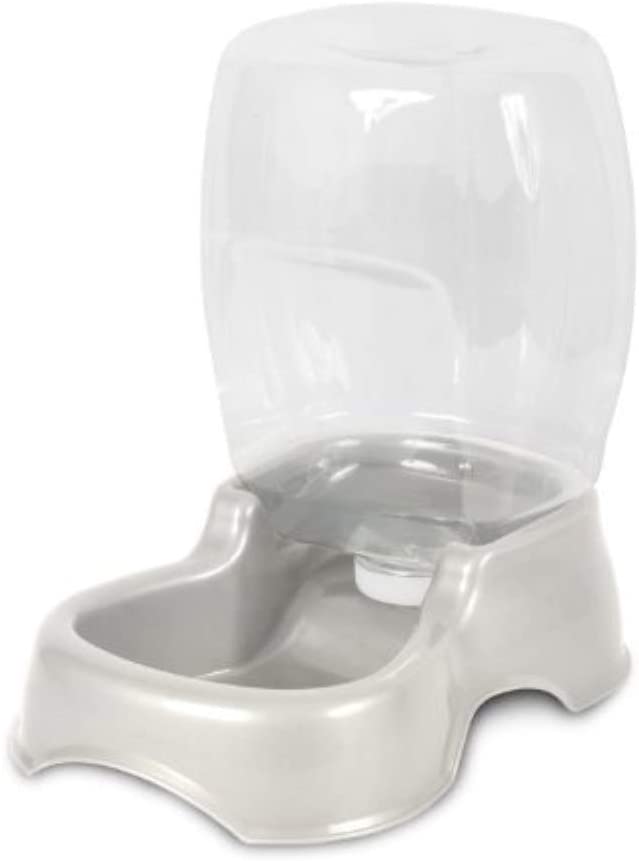 Petmate Cafe Waterer, Small, 5.7 Litre, Pearl Silver Grey