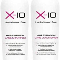 X-10 Hair Extension Care Set - Shampoo (250ml) + Conditioner (250ml)
