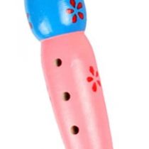 Small Wooden Recorders For Toddlers Colorful Piccolo Flute for Kids Learning Rhythm Musical Instrument Sealive Baby Early Education Music&Sound Toys for Autism or Preschool Child (Random Color)