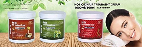 Cosmo Natural Hair Care Hot Oil Hair Treatment Argan Oil 1000ml, 1 l (Pack of 1) - Image 2