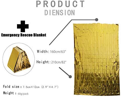 TENQUAN 10 Pack Foil Blankets - Image 3